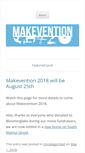 Mobile Screenshot of makevention.org