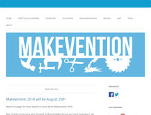 Tablet Screenshot of makevention.org